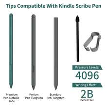 10pcs Touch Pen Nib Replacement, Compatible With Kindle Scribe Pen - Black - View 3