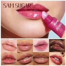 SAM SUGAR 5 色保湿润唇膏，亮泽唇彩，液体唇膏，适合所有肤色，滋养保湿，改善肤色，馈赠佳品 - 彩色 - 查看 9