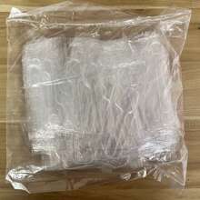 60 件一次性透明勺子，独立包装冰淇淋、酸奶、布丁、冰糕、糖果品尝勺 - 透明色 - 查看 3