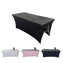 Funda para cama de pestañas, cubierta de mesa de masaje de cuero de PU lavable, impermeable, adecuada para talla grande camas de salón de belleza - Blanco - Ver 1