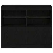 vidaXL Sideboard Schwarz 81 x 37 x 67 cm Holzwerkstoff