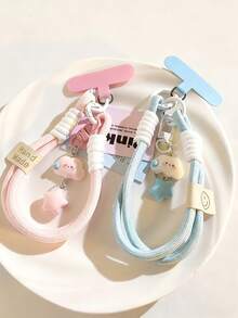 Dopamine-Inspired Starry Sky Phone Lanyard - Multifunctional Phone/Camera Wrist Strap, Keychain And Bag Charm - Multicolor - View 4