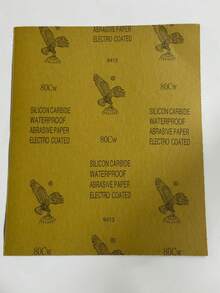 Papel de lija de marca Eagle genuino, papel abrasivo para pulir con agua para lijar pintura de coche, jade, palisandro, hojas de lijado fino de 2000 granos