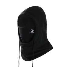 Cagula de iarnă unisex din fleece, încălzitor de gât, mască de schi, căciulă, set de pălărie, rezistentă la vânt și caldă pentru ciclism