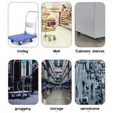 4pcs Heavy Duty Caster Wheels, Swivel Caster Wheels Without Brake, Omni-Directional Wheel Furniture Hardware