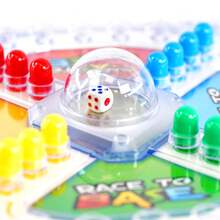 The Magic Toy Shop Board Game Race To Base Pop A Dice Family Fun Party Travel Ludo Indoor Traditional Classic Xmas Gift 2-4 Players - 彩色 - 查看 3
