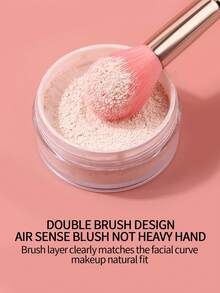 1支多功能腮红刷，柔软面部化妆刷，散粉刷，高光刷，化妆工具，旅行装，粉底刷，遮瑕刷，腮红刷，修容刷，腮红刷，古铜粉刷，散粉刷，粉底刷，腮红刷，赠品 - 粉色 - 查看 7