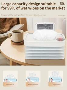 Calentador de toallitas húmedas de invierno inteligente | Ventana transparente + dispensador de papel automático + calentamiento rápido por USB | Calentamiento instantáneo desde la primera toallita - calentador - Ver 5