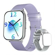 SIMSONLAB 1.83英寸高清屏幕女士智能手表,具备通知提醒/无线通话/音乐控制/语音助手/秒表/计时器/闹钟/遥控拍照/手机查找等功能,同时还具备健身追踪功能,内置100多种运动模式/距离追踪/天气预报,1ATM防水,兼容iOS/安卓系统。 - 彩色 - 查看 20