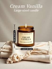 Herbstlich duftende Sojawachskerzen im Glas | Entspannende Aromatherapie-Geschenke für Frauen, Geburtstags- und Hochzeitsgeschenke, gemütliche Herbst-Schlafzimmer-Deko-Kerze.