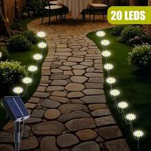 Solar Outdoor Garden Lawn Pilot Leds Light Waterproof Courtyard Flower Path Light String For Camping Wedding Christmas Decor - Moroccan Purple - View 3