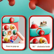 圣诞袜子开心地鼠儿童玩具双人互动玩具早教益智早教玩具拼图玩具 - 彩色 - 查看 8