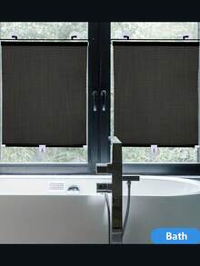 遮光卷帘临时便携式窗帘带吸盘，免打孔，遮阳单向镜卷帘，白天室内透明可见卷帘，热控防紫外线窗帘，遮光PVC伸缩遮阳帘，经典家装风格，适用于客厅、办公室、门窗、车窗、写字楼、餐厅、卧室等场景遮阳。 - 彩色 - 查看 6