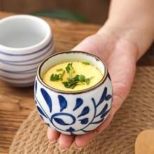 1 pièce Bol de cuiseur à vapeur en céramique, bol de couvercle de cuiseur bain-marie de style japonais pour restaurant et hôtel, bol à soupe mini pour usage domestique - Multicolore - Voir 6
