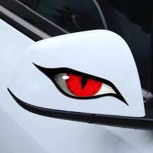 1 st Fierce Eagle Eye backspegeldekal, vattentät reptålig kreativ klistermärke - Hawkeye-klistermärken - Visa 2