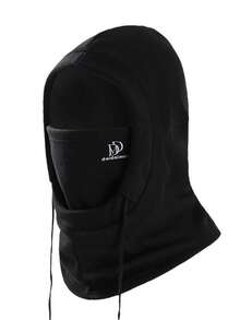 Cagula de iarnă unisex din fleece, încălzitor de gât, mască de schi, căciulă, set de pălărie, rezistentă la vânt și caldă pentru ciclism