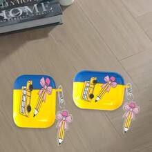 Creative Cartoon Print Earphone Case Compatible With 4th Gen, Pro, New 2/3, Apple Earphone Soft Protective Case - Multicolor - View 2