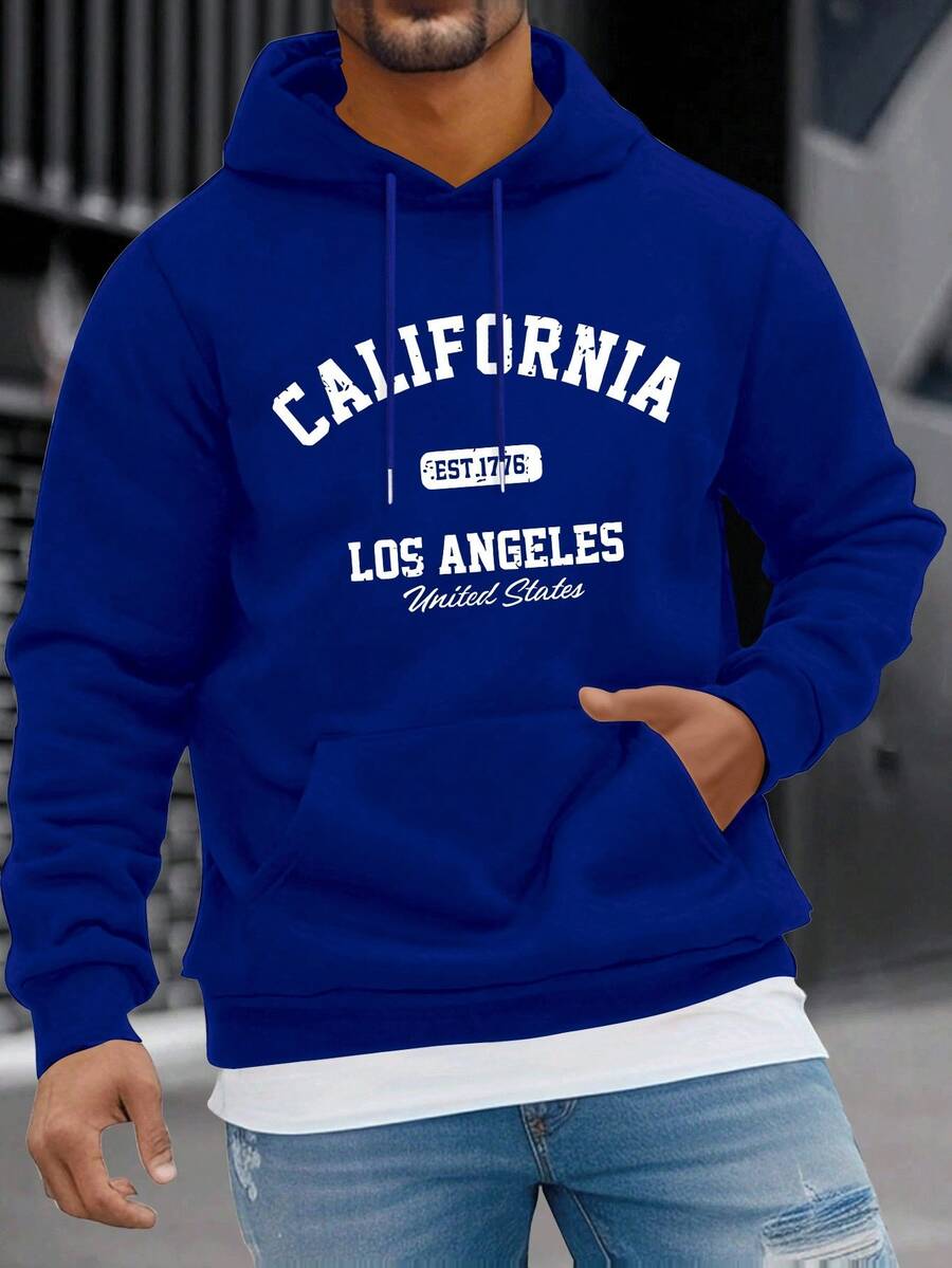 Men's Beige California Graphic Hooded Sweatshirt - Vintage 1997 Inspired Oversized Fit, Sudaderas Para Hombre Hoodie For Men Graphic Hoodie Oversized Hoodie Cotton Hoodies Halloween Hoodie Hoodies Graphic Men Hoodie Black Hoodie Men Hoodies Hoodies For Men Halloween Men Clothes Essentials Hoodie Halloween Costumes Mens Clothes Black Hoodie Halloween Clothes Streetwear Men Fall Clothes Winter Men's Fall Clothes Sudaderas Para Hombre Matching Outfits For Couples Couple Costumes Halloween Hoodies For Men Black Hoodie Hoodies,Soft Casual Pullover With Los Angeles Lettering & State Outline, Machine Washable Autumn Winter Streetwear Coat - Màu xanh lam - Xem 1