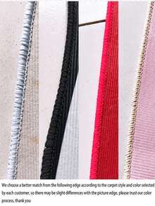 1 pieza Alfombra de coche de terciopelo multicolor asimétrica, suave y absorbente, felpudo de entrada del hogar, decoración del hogar, decoración de fiesta, decoración navideña