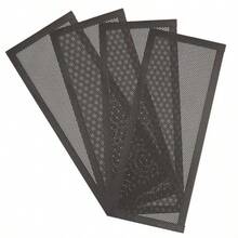 4pcs Magnetic Floor Vent Mesh Covers 4*12in/ 4*10in Durable Air Vent Screen Register Trap For Wall ,Ceiling, Floor,Catch Debris Hair Dust Toy Easy To Install, Black White - Multicolor - View 11
