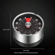 مؤقت مطبخ ميكانيكي، مصغر للطهي المنزلي، مذكرة تعلم بصرية مغناطيسية جديدة للانضباط الذاتي، به عيوب طفيفة