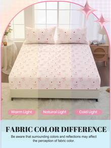 2/3pcs Bedding Set, Bedding, Mattress Protector, Bed Cover, Bed Sheet, Home Decor, Comfortable Home Textile, Breathable Anti-Pilling Mattress Protector, Soft & Skin-Friendly, Soft & Comfortable Bedroom Bedding, Fashionable Mattress Cover - Multicolor - View 8