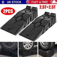 Heavy Duty 5 Ton Low Rise Car & Van Ramps Plastic Strong & Heavy Duty Pair New - Default - View 1