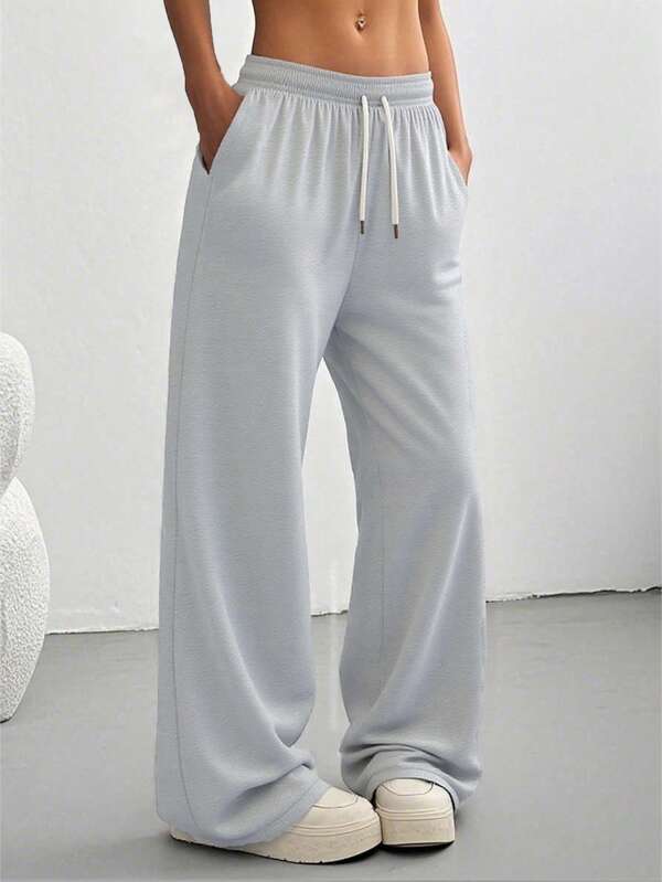 Damen Mode Sporthose, geeignet für Laufen, Training, Fitnessstudio, Outdoor Reisen, Alltag, atmungsaktives Strickgewebe, gerades Bein, Ganzjahresmode