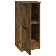 vidaXL 2 Stück Sideboards Aus Geräucherter Eiche, 30x30x70 Cm, Holzwerkstoff - Yellow - View 6
