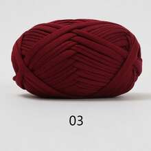 1 pièce 100g Fil de t-shirt, 30m/pièce Fil élastique de tissu pour crochet et tricot DIY, fil épais pour bretelles, pour projets de couverture, tapis et décoration maison faits main au crochet