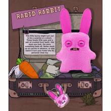 Spin Master 官方正品 - 可爱有趣的怪兽宠物系列毛绒玩具，奇特可爱的收藏玩偶 - Fuggler寵物怪獸-瘋兔怪#15731H - 查看 2