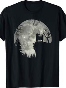Chihuahua Dog And Moon Halloween  Wo Kids T-Shirt - 款式24 - 查看 1