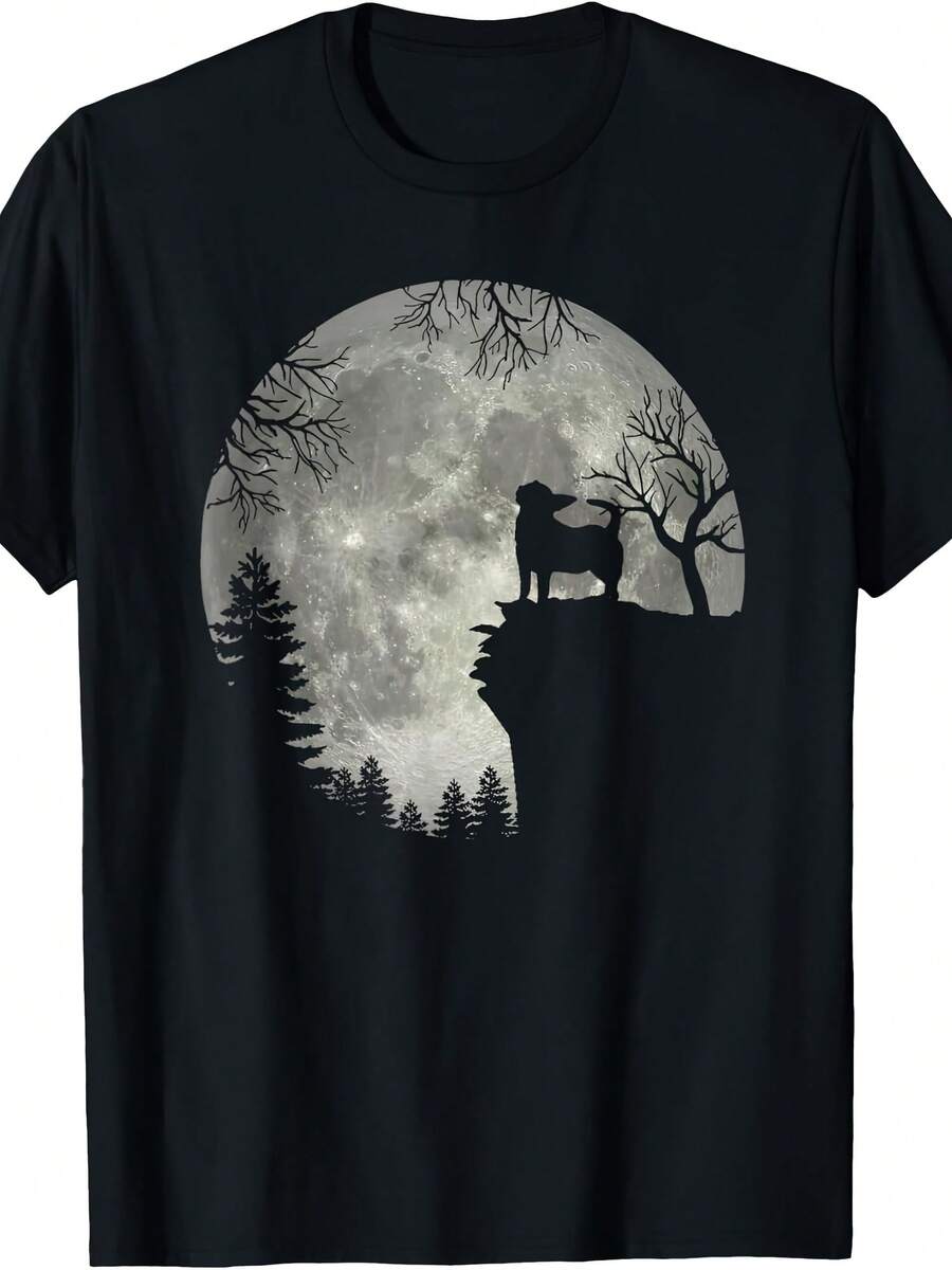 Chihuahua Dog And Moon Halloween Wo Kids T-Shirt - 款式24 - 查看 1