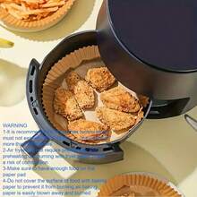 50/100/200 قطعة من أوراق الخبز القابلة للتخلص منها لقلاية الهواء، أوراق خبز قلاية الهواء غير لاصقة، أوراق بطانة قلاية الهواء الدائرية، ورق زبدة غير لاصق للخبز والميكروويف، اكسسوارات المطبخ، لوازم الحفلات، أساسيات الخبز، ورق غير لاصق، دائري، مقاوم للشحوم، مواد، ورق الطهي، تحضير الطعام