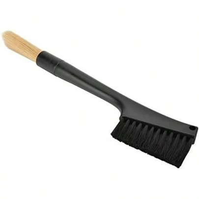 Grinder Brush Coffee Milk Powder Brush Soft Nylon Hair Detachable Double-Head Grinder Dust Removal Brush Suitable For Coffee Shop Bar Utensils Accessories