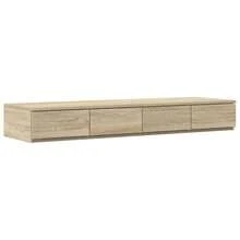 vidaXL Bettkästen Sonoma-Eiche 120 x 36,5 x 16,5 cm Holzwerkstoff