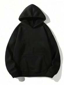Women Besties For Life Matching Hoodie Pink Cursive Lettering Heart Design With BFF Logo Cozy  Pocket Pullover Machine Washable Winter Warmth Casual Sweatshirt For Or Group Gifts Women Size S-3XL - 黑色 - 查看 3