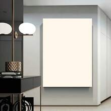 Graphic Art Decoration Winter Snow Scene Canvas Wall Light Brown And White Rabbit On Window Sill, Dark Blue Night Snowflakes Floor Poster, Wrap Frame Modern Home Decor, Suitable For Bedroom, Living Room, Office Cozy Winter Rabbit Painting - White - View 5