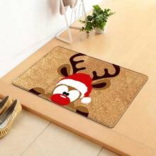 Super Absorbent Non-Slip Bath Mat - Quick Drying, Ideal For Shower And Kitchen Entrance, Made Of Polyester, Machine Washable, Great For Home Decor Christmas Decor Kitchen Rug - Multicolor - View 2