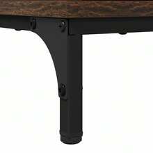 vidaXL Nachttisch Räuchereiche 63,5 x 36 x 61 cm Holzwerkstoff - Gelb - Übersicht 10