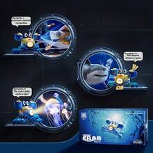 1 件装螃蟹红外传感器自动避障音乐电子宠物玩具，仿生水平爬行，适合男孩、女孩、圣诞节、万圣节、生日的礼物