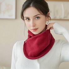 A Warm Neck Gaiter Featuring A Soft Texture And A Matte Finish, Making It Ideal For Outdoor Wear; Designed With A Thickened, Windproof Construction To Effectively Shield Against The Cold Weather Of Autumn And Winter. - Multicolor - View 6