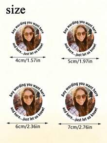 12/24/36/48 pièces Autocollants photo personnalisés, autocollants de mariage, étiquettes photo, autocollants de fête d'anniversaire, personnalisés, étiquettes de célébration, autocollants photo personnalisés pour anniversaires, Saint-Valentin, Fête des mères, anniversaires, Journée des enfants, Fête des pères, remises de diplômes, mariages, pendaison de crémaillère et autres occasions, convenant aux écoles, maisons, bureaux, multifonctionnels, décoratifs, réutilisables