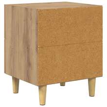 vidaXL Nachttisch Artisan-Eiche 40 X 35 X 47,5 Cm Holzwerkstoff - Yellow - View 8