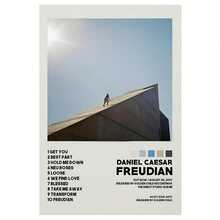 Daniel Caesar Freudian Music Album Canvas Poster - Frameless Wall Art For Modern Home & Bedroom Decor, Perfect For Room Decor - Multicolor - View 1