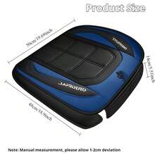 Single Car Front Seat Cover, Durable PU Leather With Storage Pocket, All-Season Fit For Most Cars, SUVs, Trucks - Snug Protection