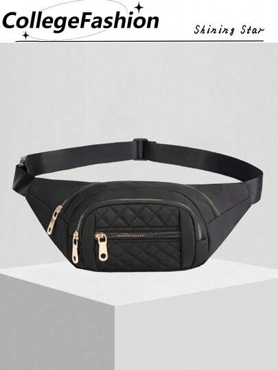 Men's Lightweight Caulking Style Crossbody Chest Bag/Waist Bag With Multiple Compartments Running Bag College Bag Father's Day Gift Summer Dad Freshman Book Back To School Multipurpose Dormitory College Halloween Men's Gift Autumn Christmas Screamer Men's Bag Waist Bag Travel Bag Men's Shoulder Bag Winter Christmas Gift Waist Bag Fanny Pack Pouch