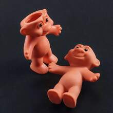 1pc Cute Cartoon Character Silicone Lighter Case, 1 Set - Mini Doll Shaped Lighter Cover With Safety Lock, Perfect Gift For Birthday And Easter