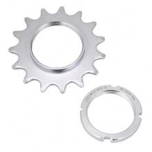 Roda livre de aço de velocidade única - Engrenagens e anel de trava 13T/14T/15T/16T para bicicleta de engrenagem fixa - Peças de roda dentada de alta resistência para fixie