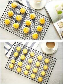 Rejilla Enfriadora para Hornear Galletas Pasteles Tortitas Antiadherente - Negro - Ver 8